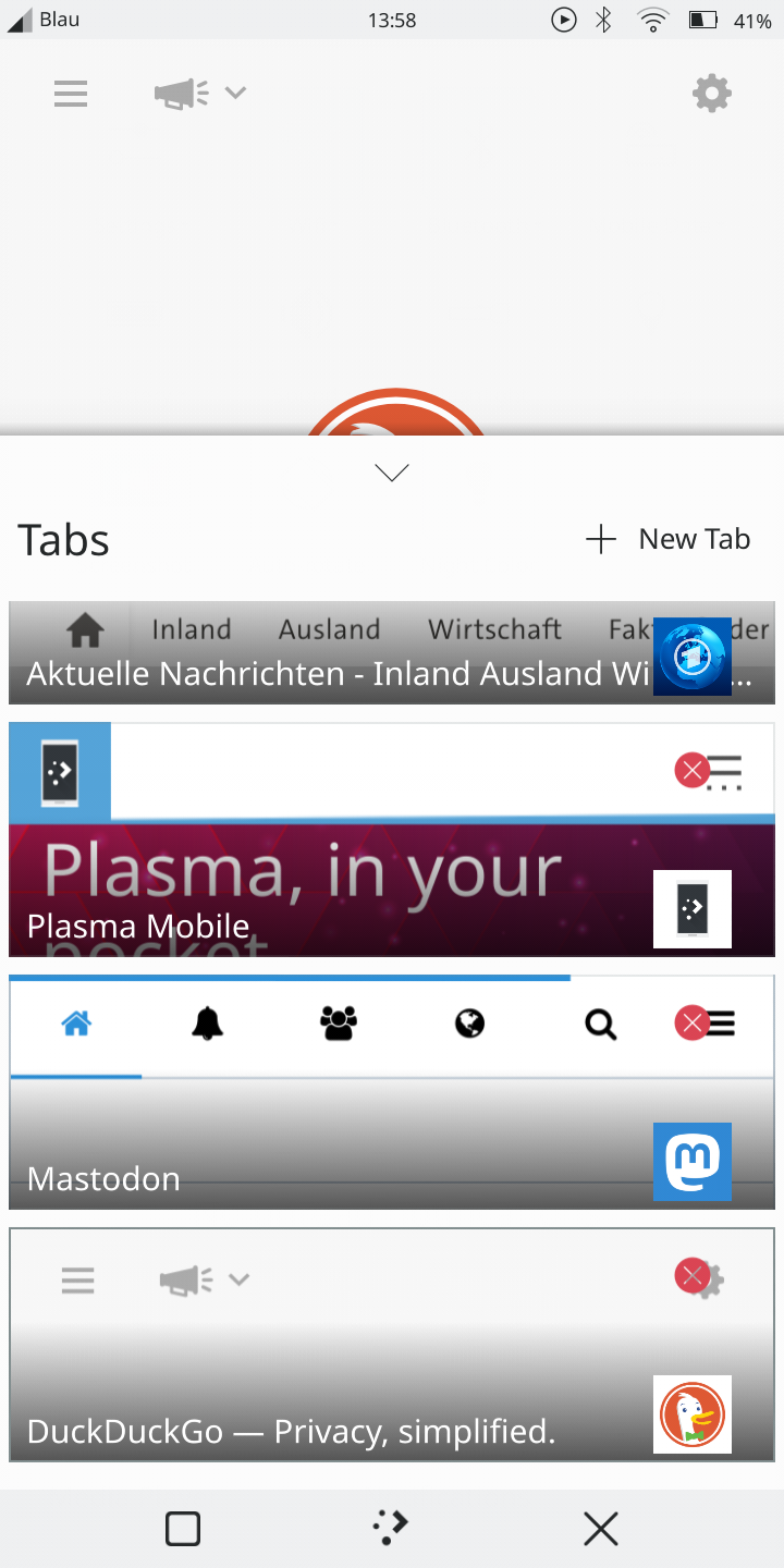 Tabs View